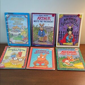 Arthur Children's Book Collection by Marc Brown Lot of 6